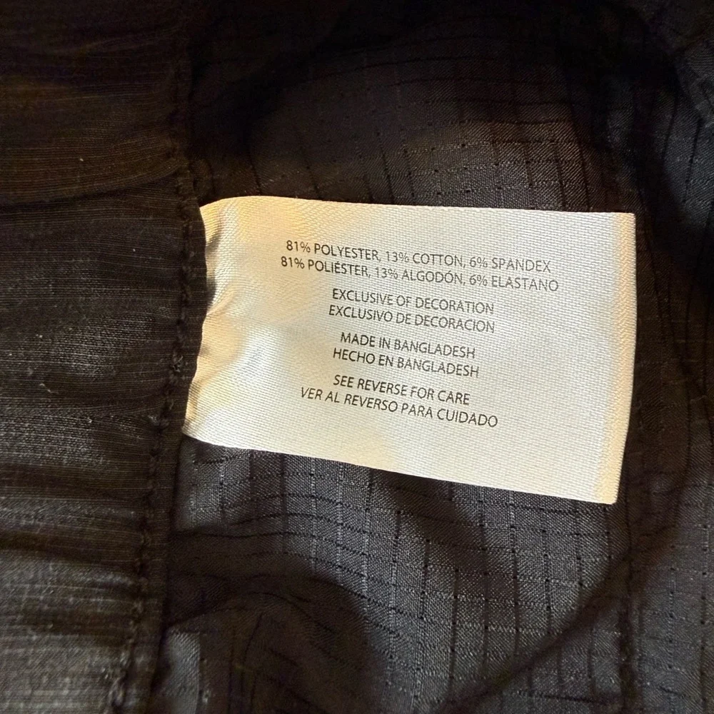 2/$30 Banana Republic Men’s Black Chino Shorts Size 32 Casual Stretch Shorts